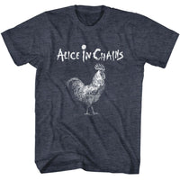 Thumbnail for ALICE IN CHAINS-ALICE IN CHAINS ROOSTER-NAVY HEATHER ADULT S/S TSHIRT