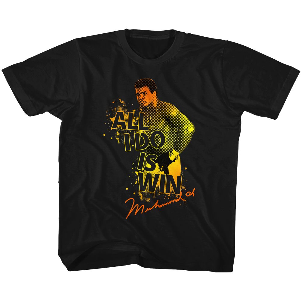 MUHAMMAD ALI-BOOM BOOM BOOM-BLACK TODDLER S/S TSHIRT