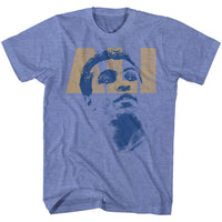 Thumbnail for MUHAMMAD ALI-ALI LOOK-LIGHT BLUE HEATHER ADULT S/S TSHIRT