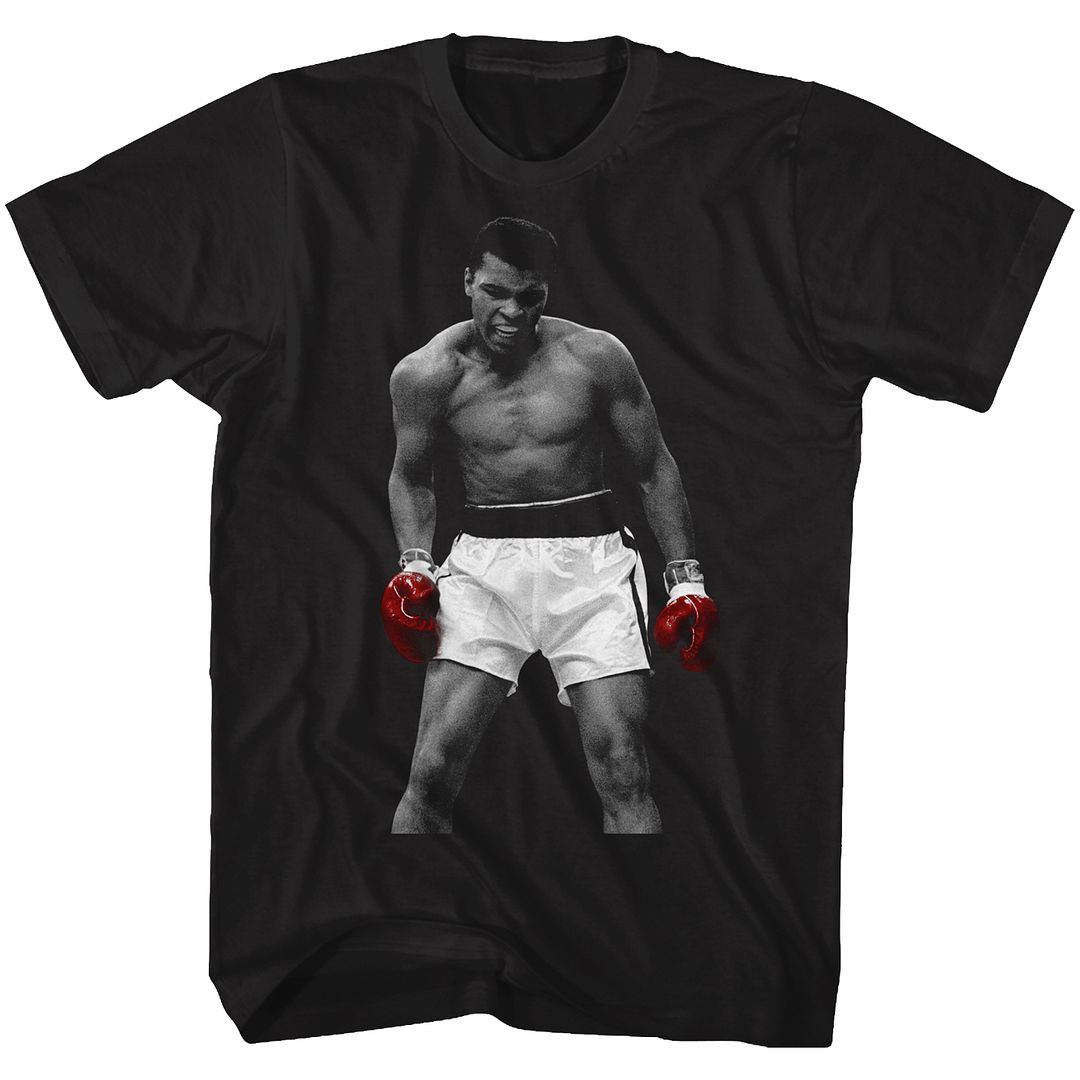 MUHAMMAD ALI-AGAIN-BLACK ADULT S/S TSHIRT