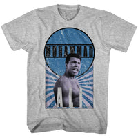 Thumbnail for MUHAMMAD ALI-BURST O HAMMAD-GRAY HEATHER ADULT S/S TSHIRT