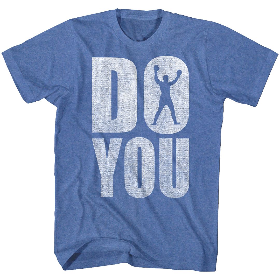 MUHAMMAD ALI-DO YOU-ROYAL HEATHER ADULT S/S TSHIRT