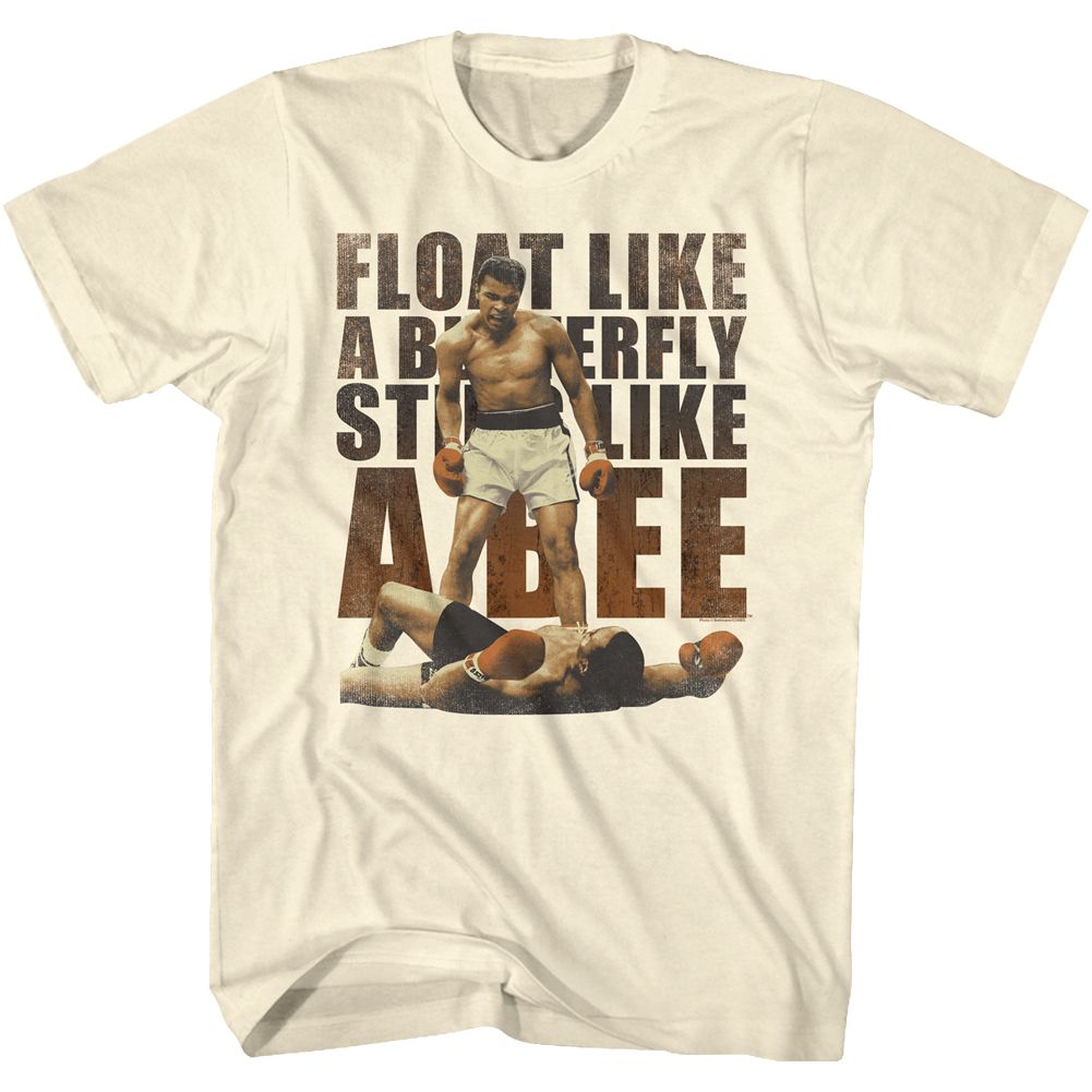 MUHAMMAD ALI-I SEE YOU-NATURAL ADULT S/S TSHIRT