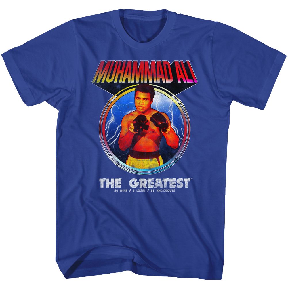 MUHAMMAD ALI-BIG TIME-ROYAL ADULT S/S TSHIRT