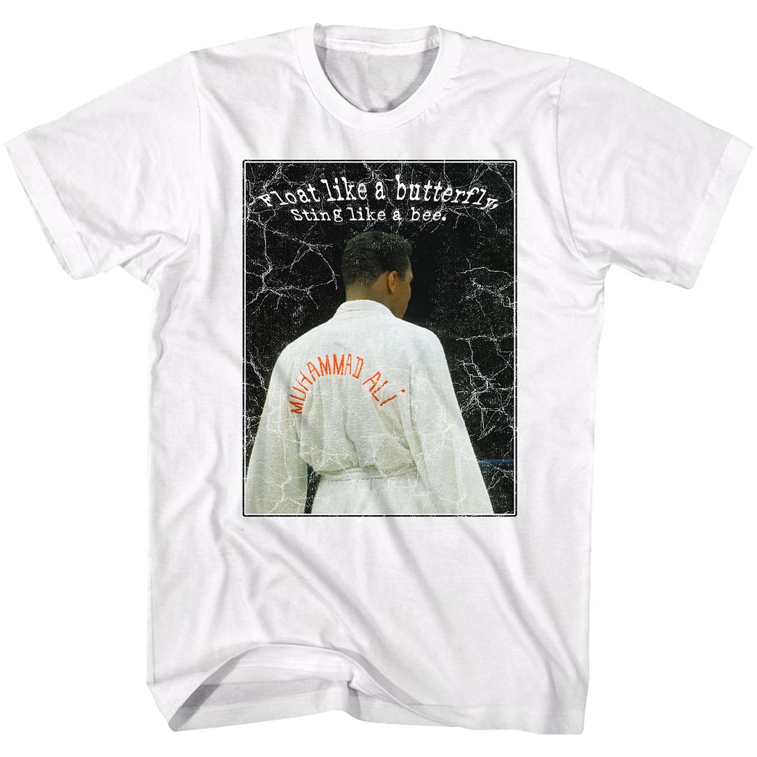 MUHAMMAD ALI-CHAMP-WHITE ADULT S/S TSHIRT