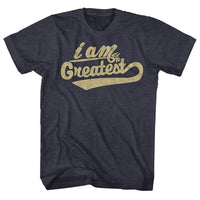 Thumbnail for MUHAMMAD ALI-GREATEST-NAVY HEATHER ADULT S/S TSHIRT