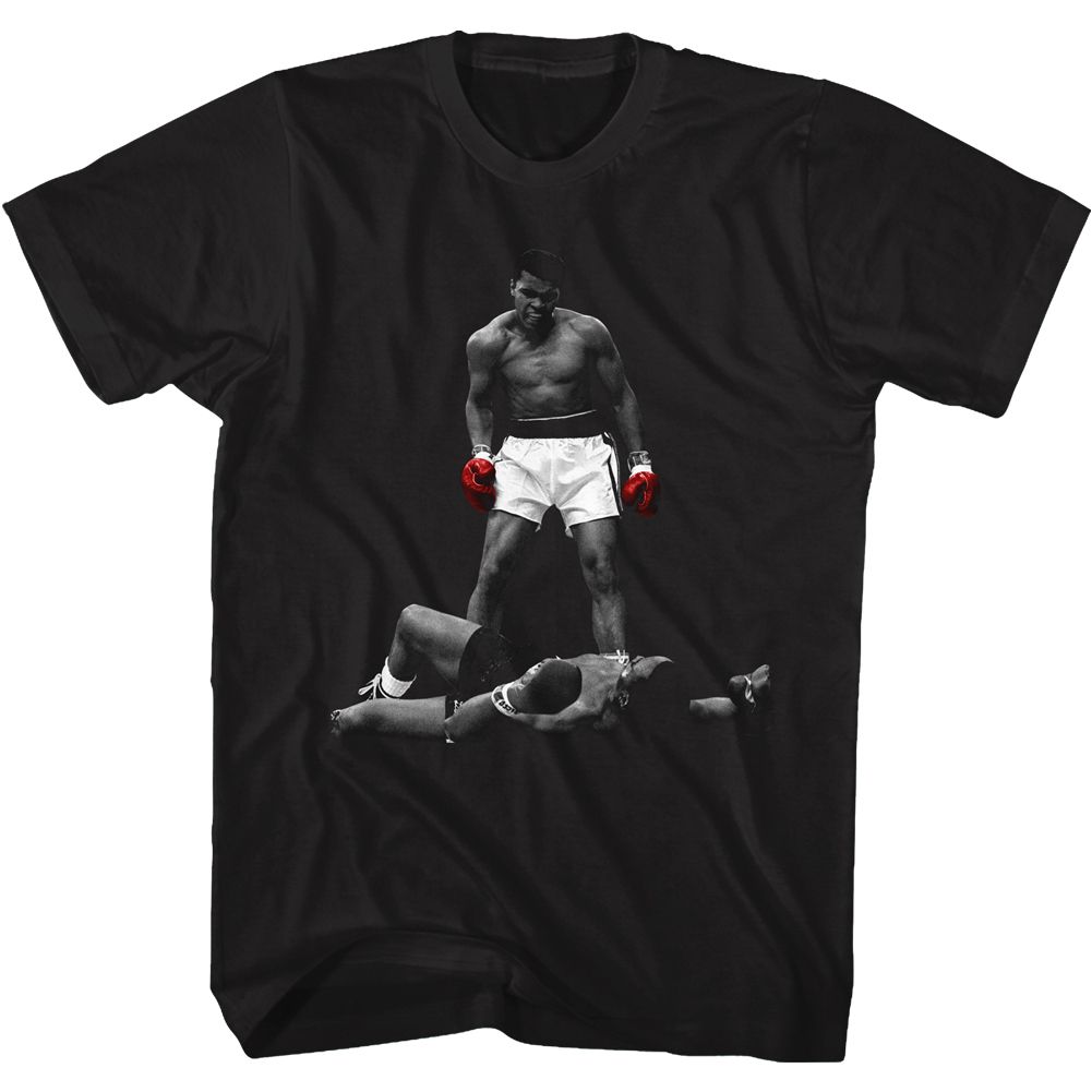 MUHAMMAD ALI-WHABAM-BLACK ADULT S/S TSHIRT