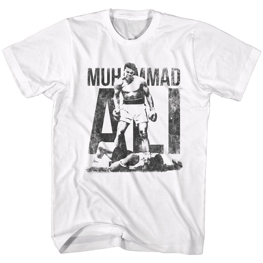 MUHAMMAD ALI-WIN WEAR-WHITE ADULT S/S TSHIRT