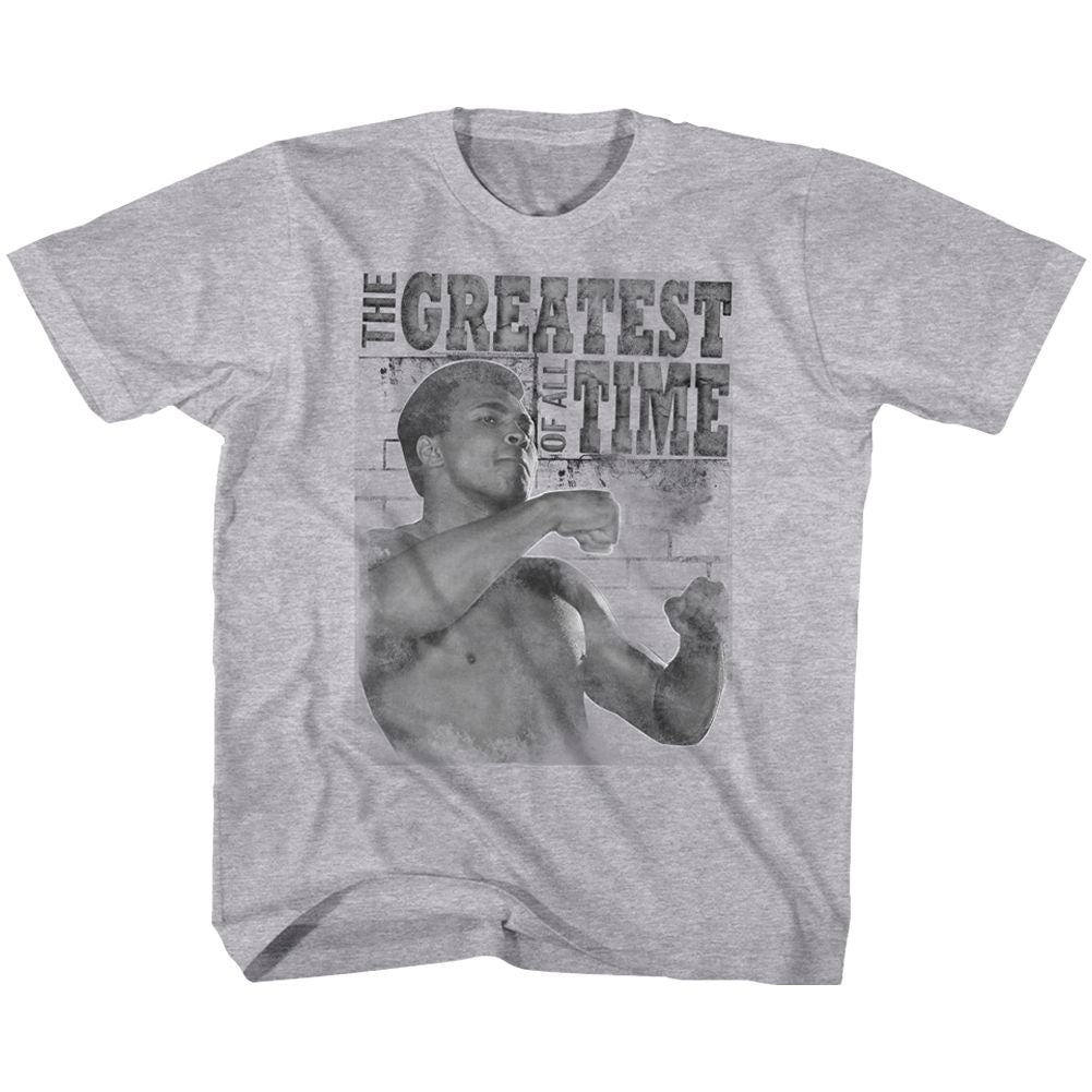 MUHAMMAD ALI-TRAINING STANCE-GRAY HEATHER TODDLER S/S TSHIRT