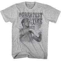Thumbnail for MUHAMMAD ALI-TRAINING STANCE-GRAY HEATHER ADULT S/S TSHIRT