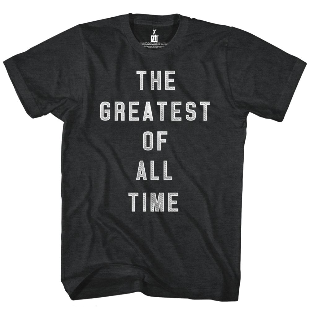 MUHAMMAD ALI-GOAT-BLACK HEATHER ADULT S/S TSHIRT