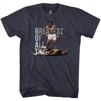 Thumbnail for MUHAMMAD ALI-GOAT-NAVY HEATHER ADULT S/S TSHIRT