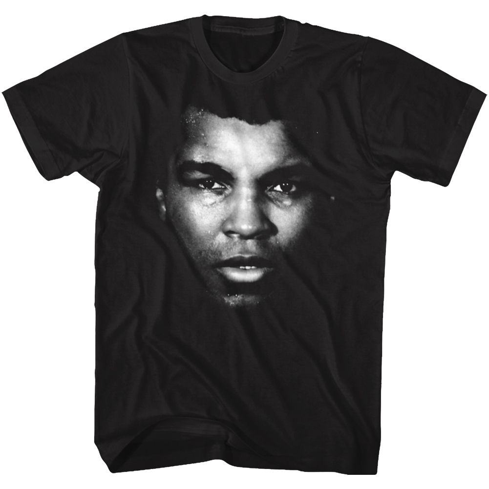 MUHAMMAD ALI-ALI PORTRAIT-BLACK ADULT S/S TSHIRT