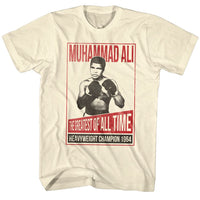 Thumbnail for MUHAMMAD ALI-KENREAGAN-NATURAL ADULT S/S TSHIRT