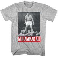 Thumbnail for MUHAMMAD ALI-ALI 1068-GRAY HEATHER ADULT S/S TSHIRT