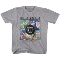 Thumbnail for MUHAMMAD ALI-COLLAGE-GRAY HEATHER YOUTH S/S TSHIRT