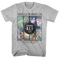 Thumbnail for MUHAMMAD ALI-COLLAGE-GRAY HEATHER ADULT S/S TSHIRT