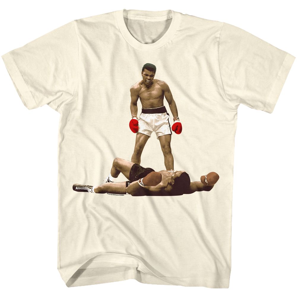 MUHAMMAD ALI-I AM THE GREATEST-NATURAL ADULT S/S TSHIRT
