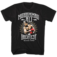 Thumbnail for MUHAMMAD ALI-OF ALL TIME-BLACK ADULT S/S TSHIRT