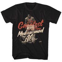 Thumbnail for MUHAMMAD ALI-GREAT-BLACK ADULT S/S TSHIRT