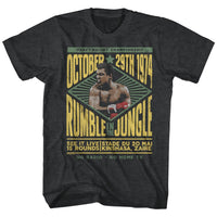 Thumbnail for MUHAMMAD ALI-RUMBLE-BLACK HEATHER ADULT S/S TSHIRT