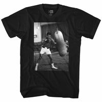 Thumbnail for MUHAMMAD ALI-PUNCHING BAG-BLACK ADULT S/S TSHIRT