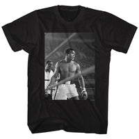 Thumbnail for MUHAMMAD ALI-LOOK AHEAD-BLACK ADULT S/S TSHIRT