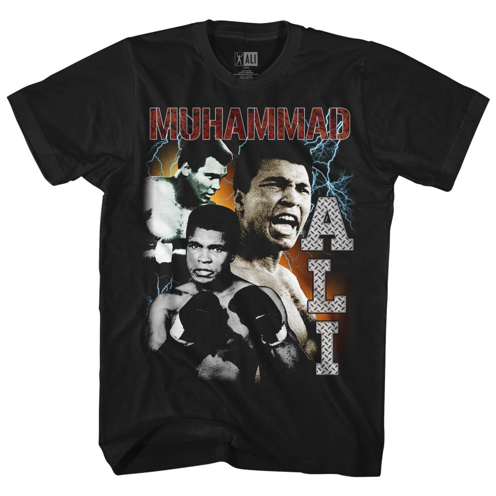 MUHAMMAD ALI-BOOTLEG-BLACK ADULT S/S TSHIRT