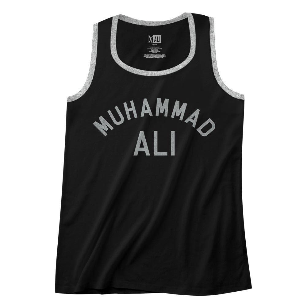 MUHAMMAD ALI-ARCHLI-BLACK/GRAY HEATHER ADULT TANK