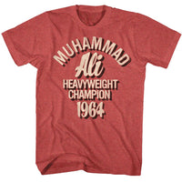 Thumbnail for MUHAMMAD ALI-HC64-RED HEATHER ADULT S/S TSHIRT