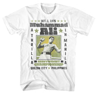 Thumbnail for MUHAMMAD ALI-A THRILLA-WHITE ADULT S/S TSHIRT