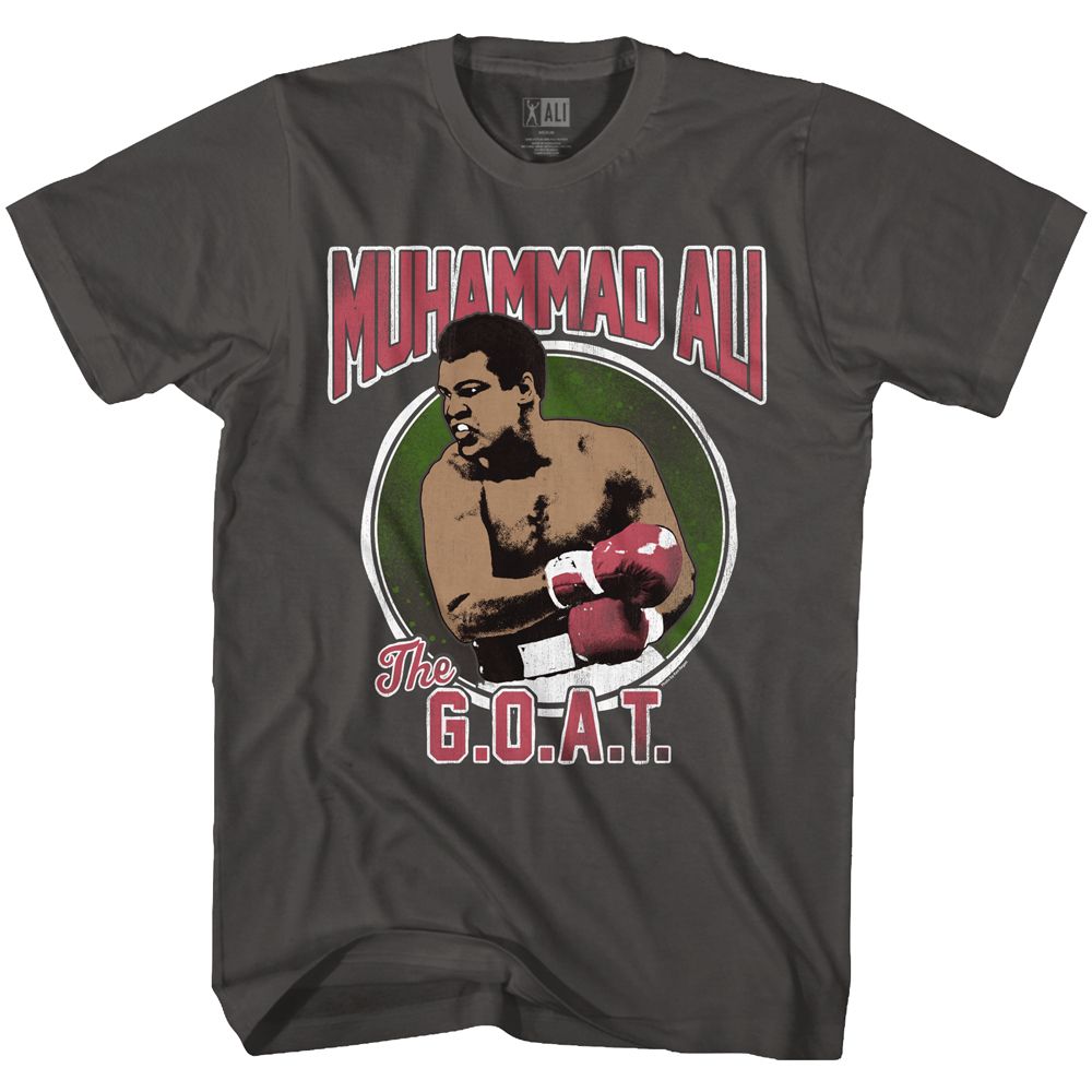 MUHAMMAD ALI-THE GOAT-SMOKE ADULT S/S TSHIRT