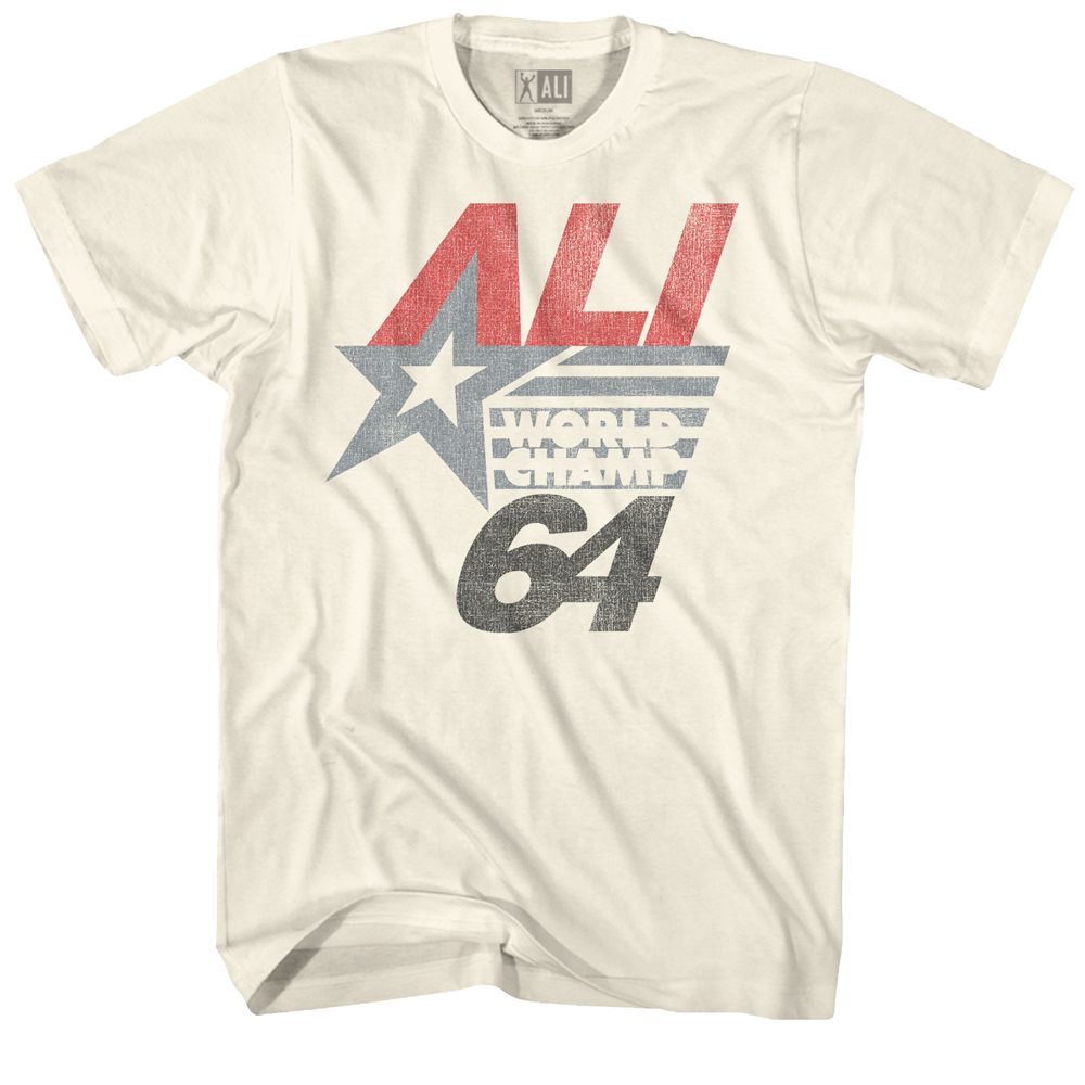 MUHAMMAD ALI-ALI64-NATURAL ADULT S/S TSHIRT