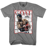 Thumbnail for MUHAMMAD ALI-GOATY-GRAPHITE HEATHER ADULT S/S TSHIRT