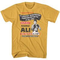 Thumbnail for MUHAMMAD ALI-TELECAST-GINGER ADULT S/S TSHIRT