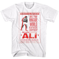 Thumbnail for MUHAMMAD ALI-ALI POSTER-NATURAL ADULT S/S TSHIRT