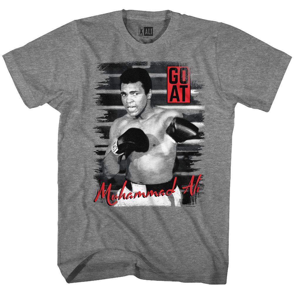 MUHAMMAD ALI-JAB-GRAPHITE HEATHER ADULT S/S TSHIRT