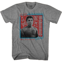 Thumbnail for MUHAMMAD ALI-THE LIP OF LOUISVILLE-GRAPHITE HEATHER ADULT S/S TSHIRT