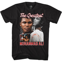 Thumbnail for MUHAMMAD ALI-ALI SCRIPT COLLAGE-BLACK ADULT S/S TSHIRT