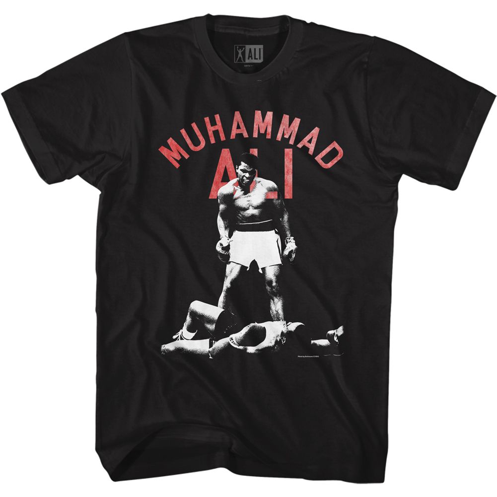MUHAMMAD ALI-THRESH-BLACK ADULT S/S TSHIRT