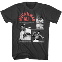 Thumbnail for MUHAMMAD ALI-ALI QUOTE COLLAGE-SMOKE ADULT S/S TSHIRT