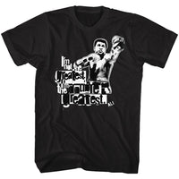 Thumbnail for MUHAMMAD ALI-DOUBLE GREAT-BLACK ADULT S/S TSHIRT