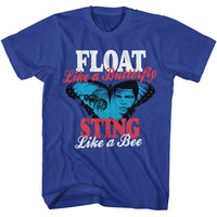 Thumbnail for MUHAMMAD ALI-ALI FLOAT AND STING-ROYAL ADULT S/S TSHIRT