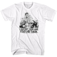 Thumbnail for MUHAMMAD ALI-OUT WIT OUT IT-WHITE ADULT S/S TSHIRT