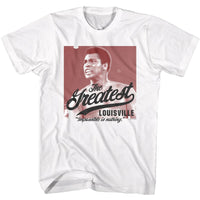 Thumbnail for MUHAMMAD ALI-ALI IMPOSSIBLE IS NOTHING-WHITE ADULT S/S TSHIRT