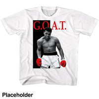 Thumbnail for MUHAMMAD ALI-MUHAMMAD ALI GOAT AGAIN-WHITE YOUTH S/S TSHIRT