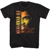 Thumbnail for MUHAMMAD ALI-MUHAMMAD ALI WARM GRADIENTS-BLACK ADULT S/S TSHIRT