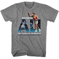 Thumbnail for MUHAMMAD ALI-MUHAMMAD ALI OVERSIZED-GRAPHITE HEATHER ADULT S/S TSHIRT