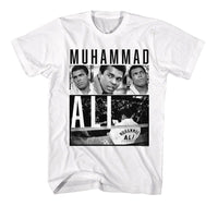 Thumbnail for MUHAMMAD ALI-MUHAMMAD ALI PHOTOS-WHITE ADULT S/S TSHIRT