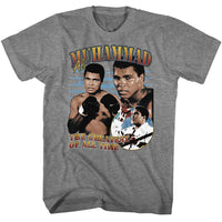 Thumbnail for MUHAMMAD ALI-MUHAMMAD ALI COLLAGE-GRAPHITE HEATHER ADULT S/S TSHIRT